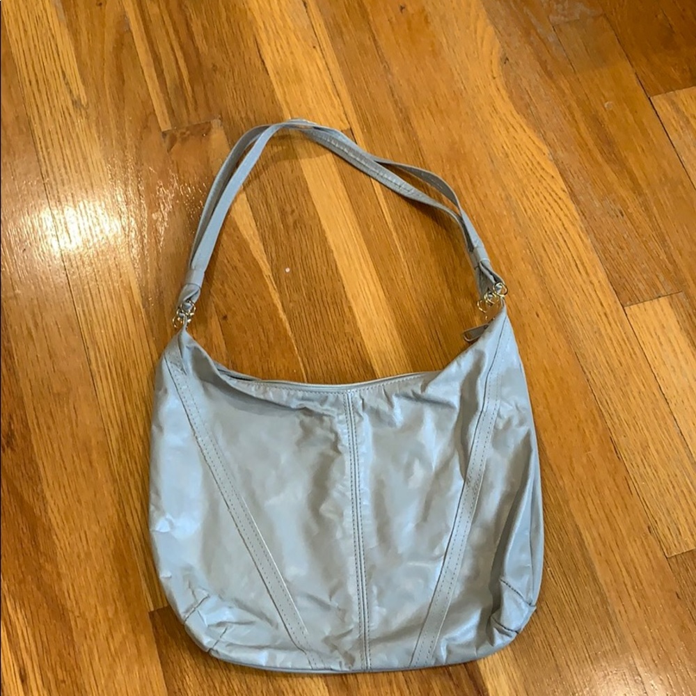 Vintage Gray Zippered Tote Bag